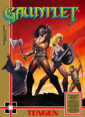 Gauntlet (USA) (Unl) box cover front